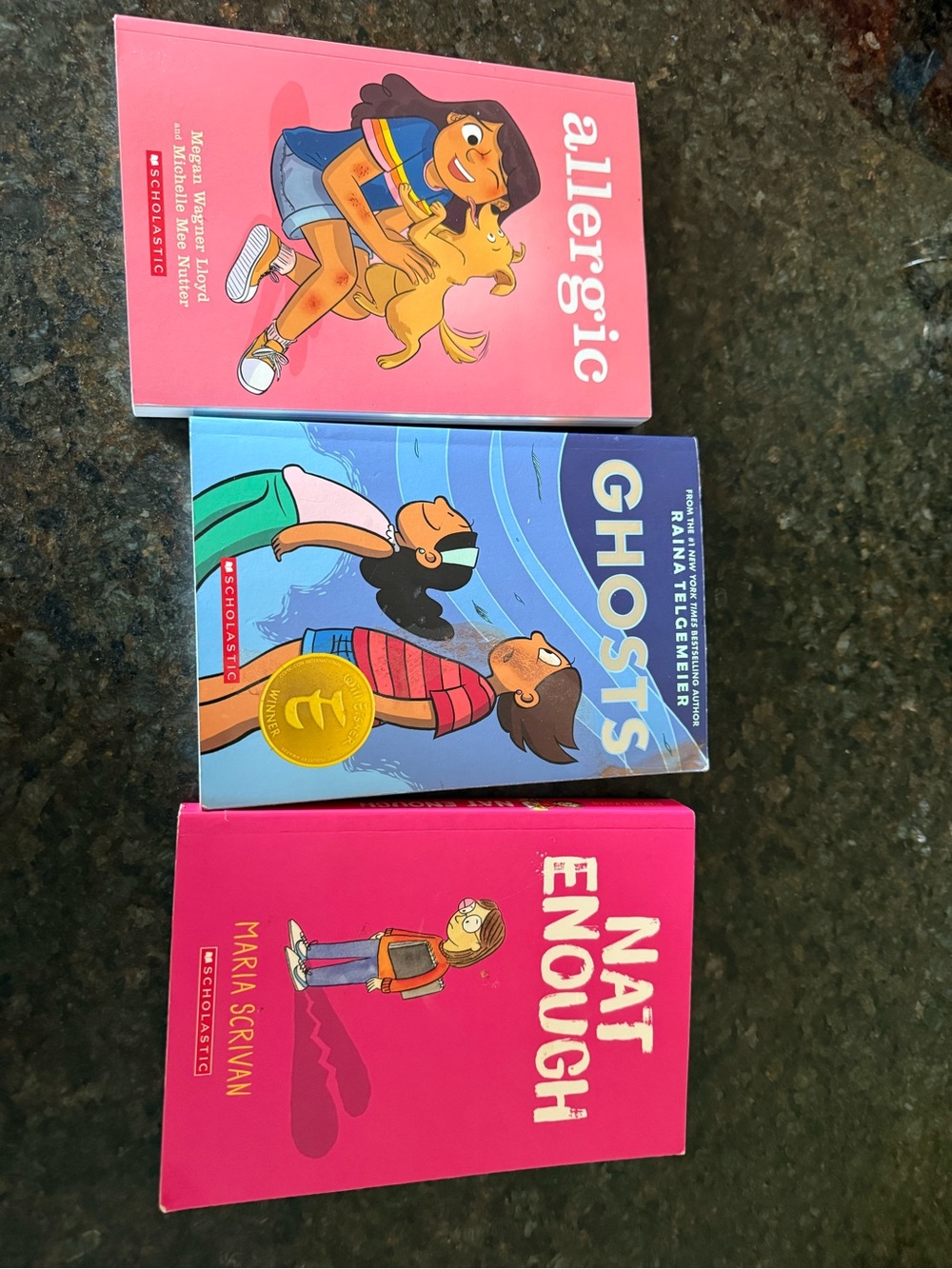 Scholastic Kids graphic novel Book Trio